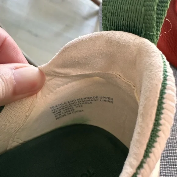 Tory Burch White and Green Athletic Shoes - Picture 6 of 9